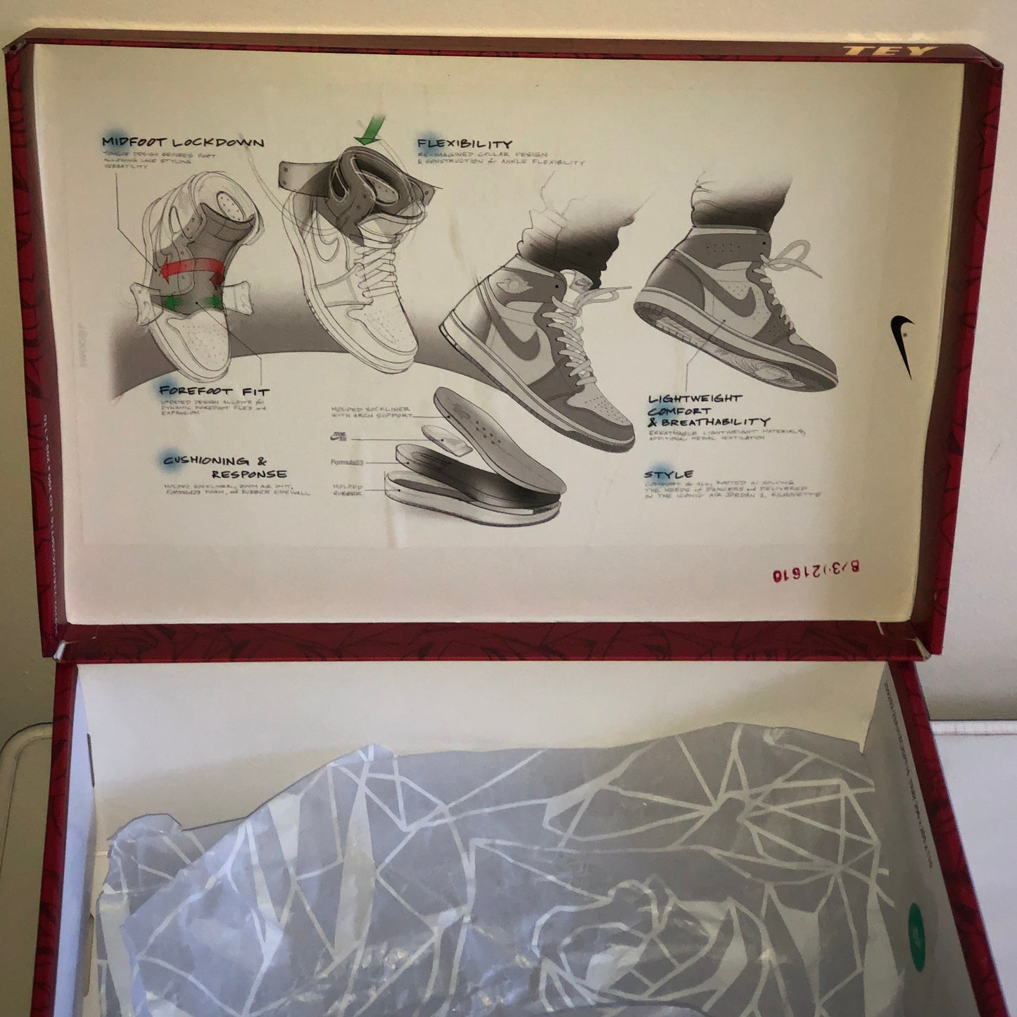 Teyana Taylor x Jordan 1 High Zoom CMFT 2 Maat 35,5