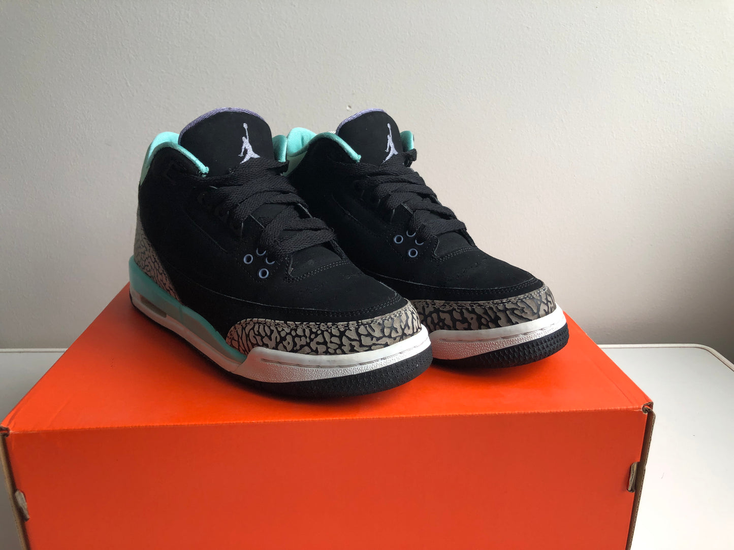 Air Jordan 3 Retro Bleached-Turquoise Mint - Maat 40